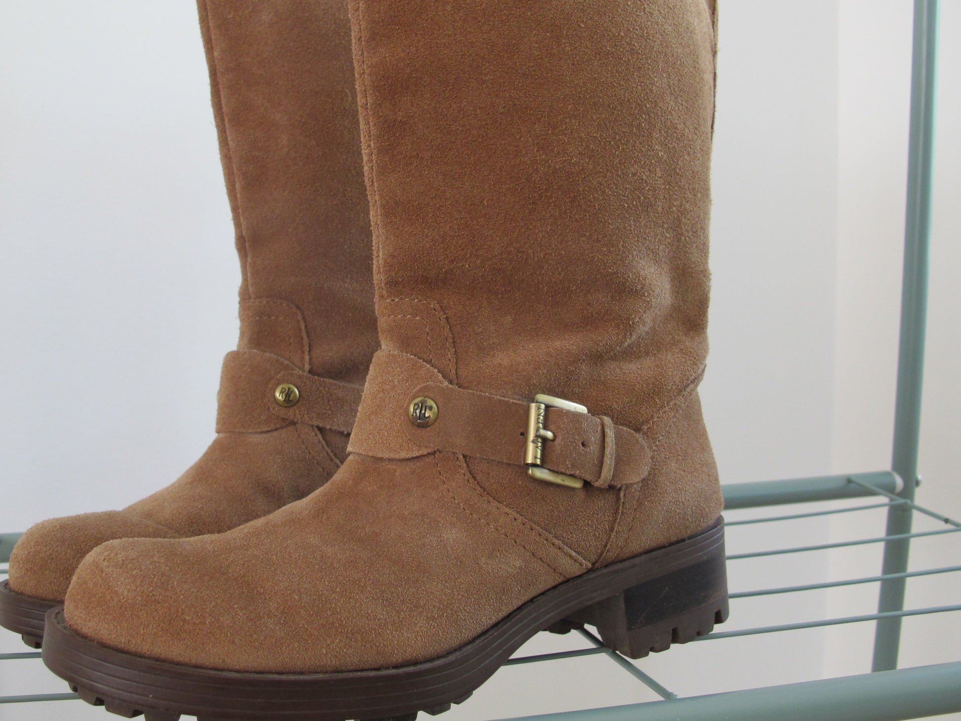 Ralph Lauren suede boots
