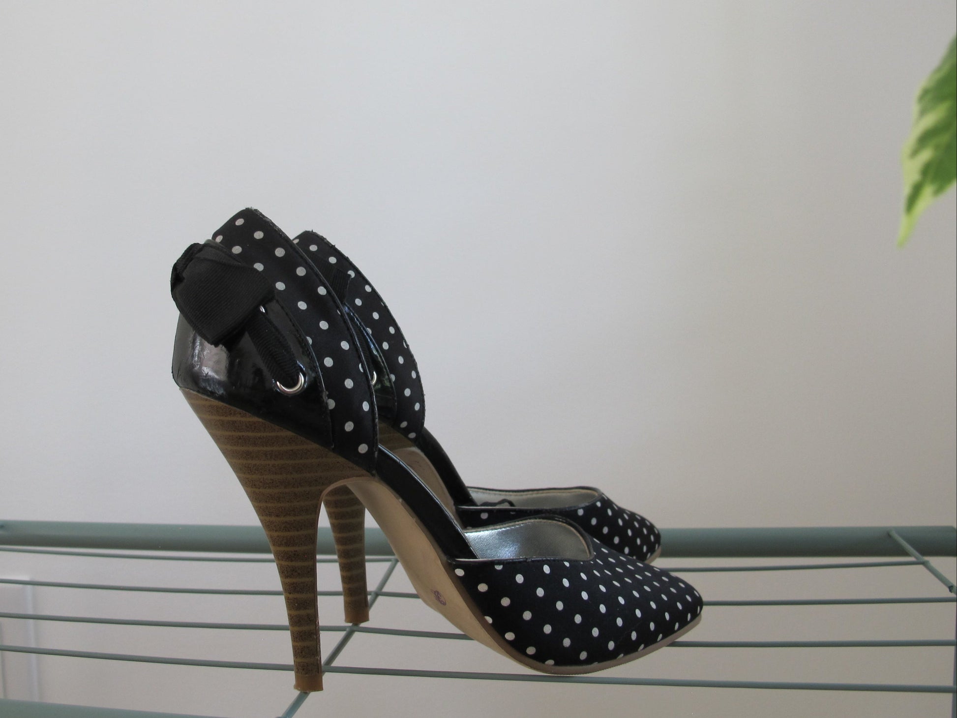 Polka dot heels