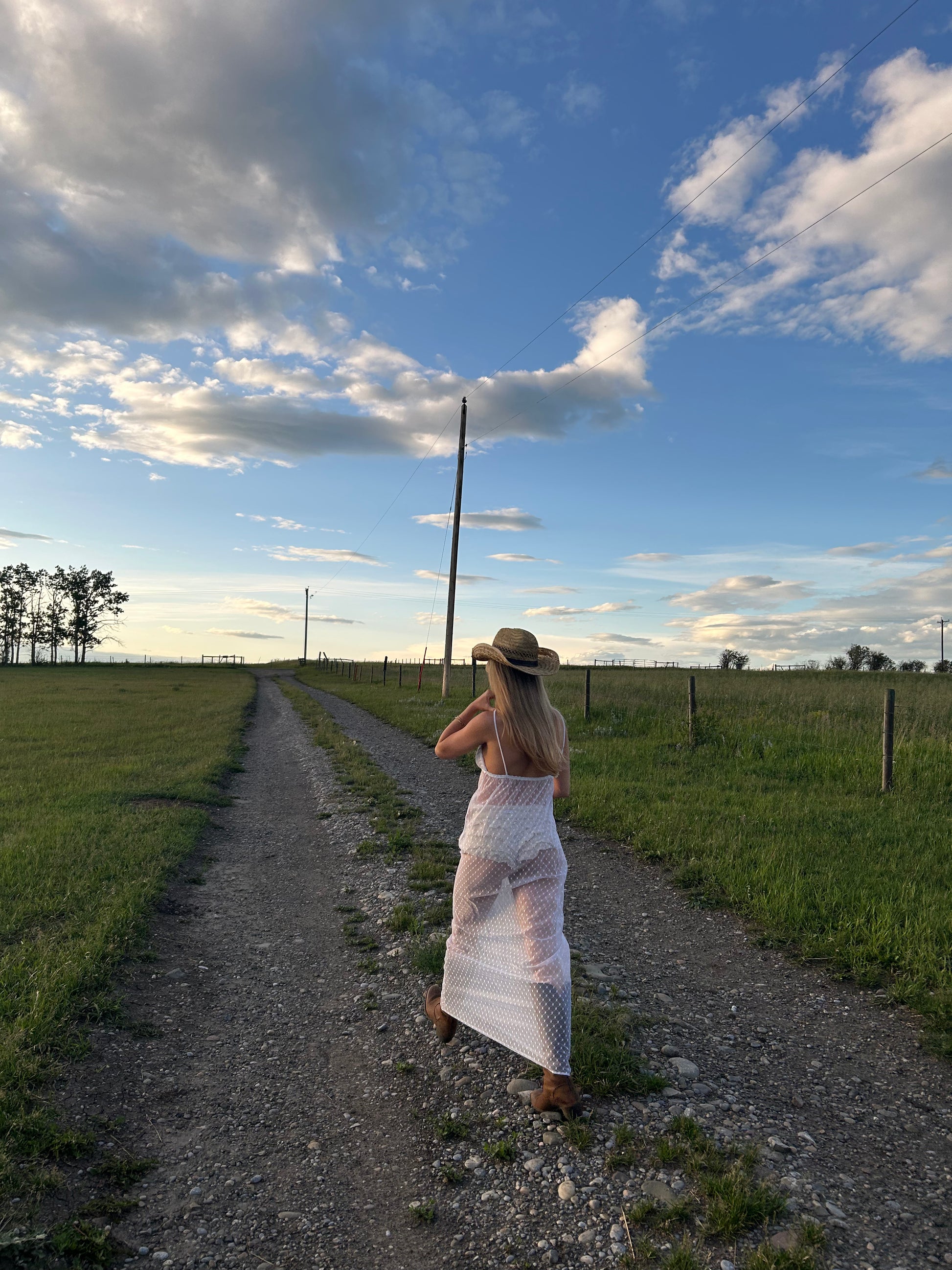Angel Long Slip Dress