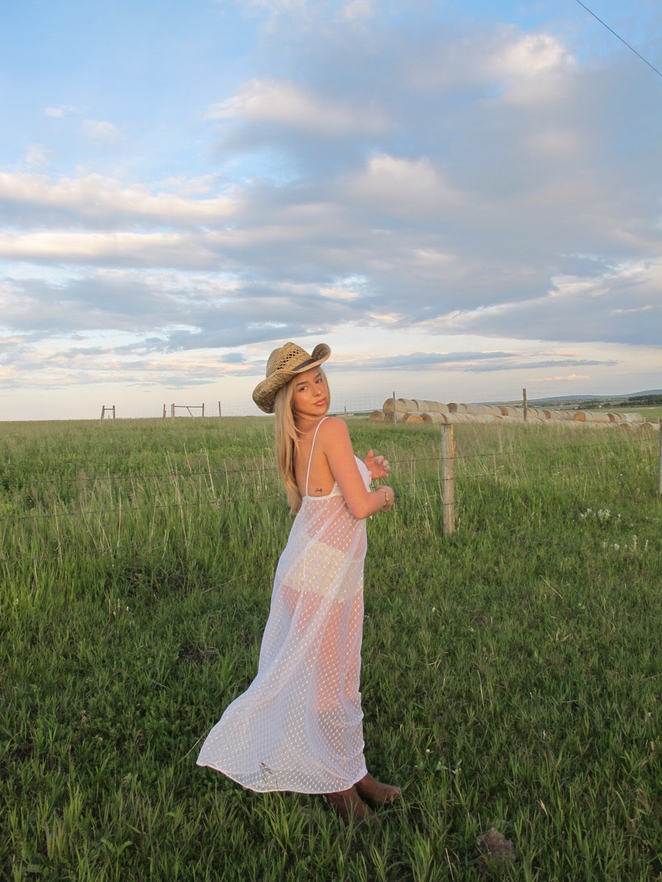 Angel Long Slip Dress